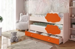 Кровать выкатная Соник, оранж